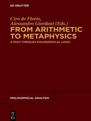 cover image of From Arithmetic to Metaphysics